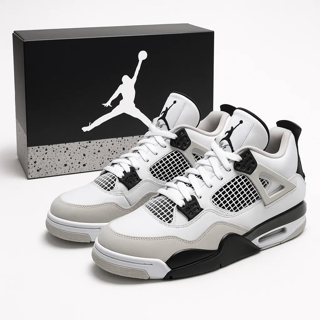 🔥 "Jordan 4 Retro Military Black"